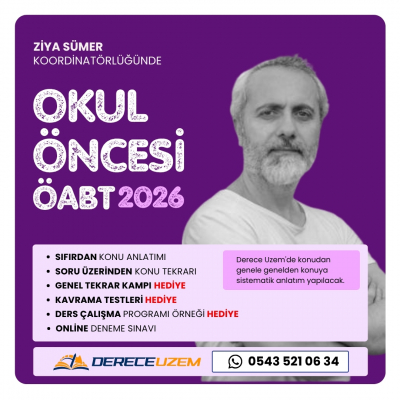 2026 Okul Öncesi ÖABT